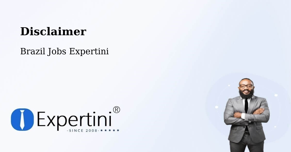 Disclaimer – Ouro - Brazil Jobs Expertini
